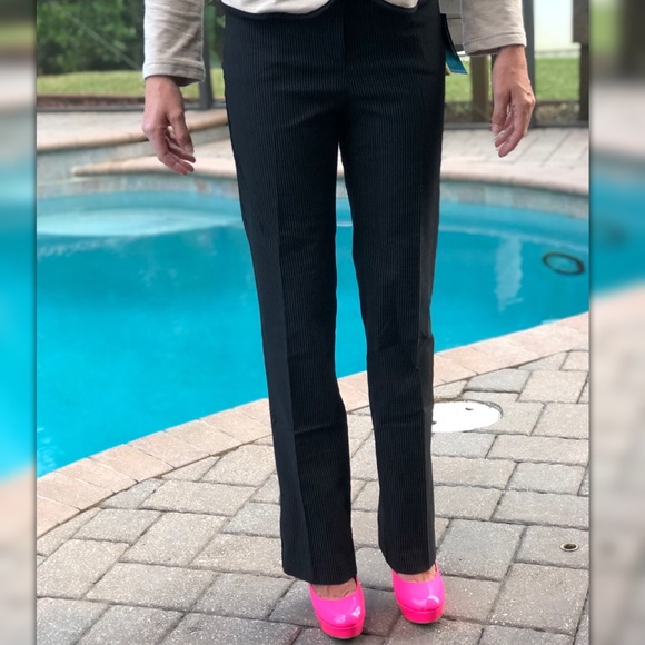 ⚠️ 1 LEFT! Pinstripe Career Work Pants - Picture 5 of 8